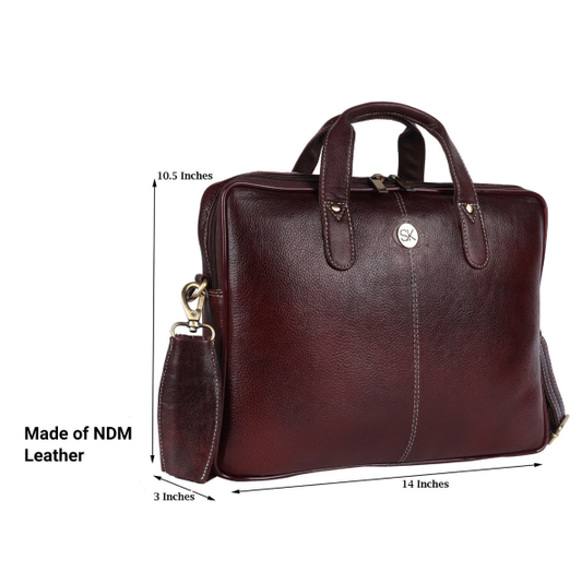LAPTOP BAG MADE OF LEATHER SL-1136E