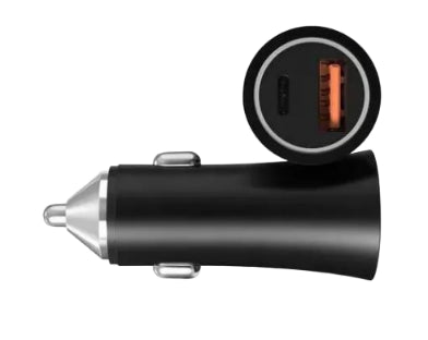 Car Charger 2.4amp + 15wPD Single USB + Type C