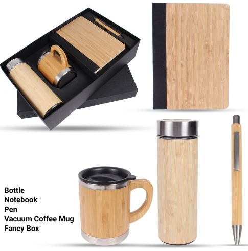 4 in 1 Gift set made of bamboo SL-1087 A
