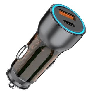 Car Charger 3.0+20w PD Single USB + type C Port