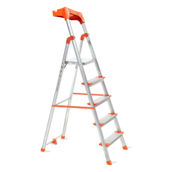 Pro Home Apex 5 Step Foldable Ladder with Tool Tray & Anti Slip Shoes