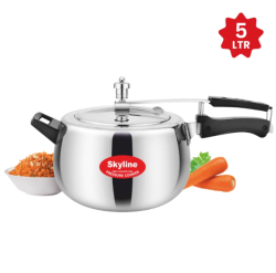 Skyline Triply Pressure Cooker 5 Litres Capacity