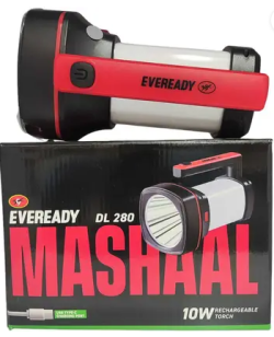 Eveready DL 280 MASHAAL 10W Area Light Torch | 7W Full Body Light | USB-C Charging