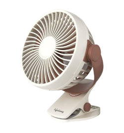 Lifelong Portable USB Fan with 3 Speeds | Up to 5-hours Battery Backup | Type-C Charging, 2000mAh Battery, Overcharge Protection, Silent Operation & Compact Design