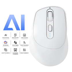 AUSHA AI Smart Wireless Mouse with Voice Typing & Translation
