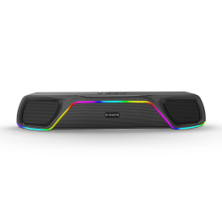 E GATE C207 |18Watt Bluetooth Soundbar, 52mm Driver, 2.0 Channel, Ambient RGB Light, Upto 18 Hrs* Backup from 2000 mAH Battery, Hands Free Call, TWS, AUX, USB, mSD, FM, BT 5.4v - eGate Sound bar