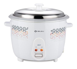 Bajaj RCX 1.8 DLX duo ( steamer) Cooker White