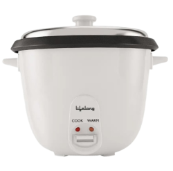Lifelong LLRC02 Electric Rice Cooker (1.8 L, White)