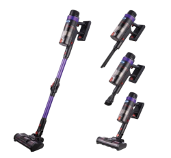 KENT Zoom Turbo Vacuum Cleaner 500W | Battery Operated | Rechargeable, Cordless &Homeless | Cyclone5 Technology | Digital Control Panel | BLDC Motor | >28 Kpa High Suction | Multi Nozzle Operation