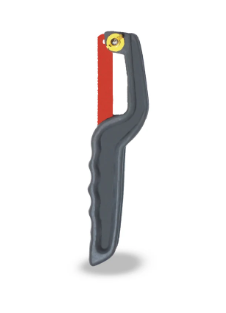 Mini Hacksaw Compact Hand Hack Saw Metal Frame With metal Blade