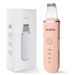 AUSHA FACE SCRUBBER (Ultrasonic Skin Cleansing & Lifting Face Scrubber)