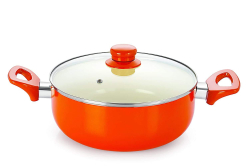 Nirlon Non-Stick Induction  Ceramic Coated Cassrole 24cm