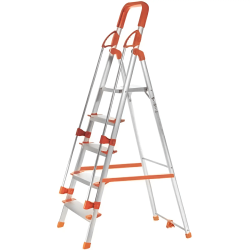 Pro Home Aliminium Ladder with Railing 5 Step