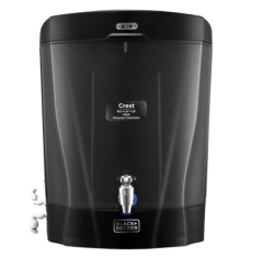 BLACK+DECKER Crest RO Water Purifier | ISI Marked | Multiple Purification Process | RO+UV+UF | 20L/H Purification Rate | Black