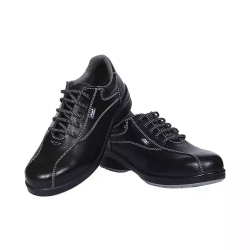 Allen Cooper Steel Toe Women Safety Shoes Low Ankle PU Sole Size 5 UK/India Black, AC-1299