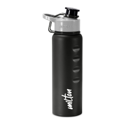 MILTON Gripper 1000 SS Water Bottle | 920ml, Leak Proof Sipper, Easy Grip