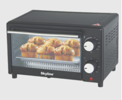 Skyline 12L Toaster Oven | 1000W Compact Baking & Grilling Solution