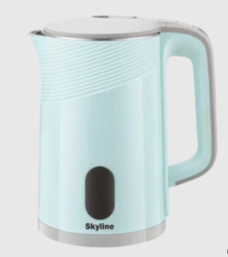Skyline 1500W 1.8L Double Wall Electric Kettle – Fast Boiling, Safe & Efficient