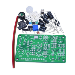 Pro-Range-Human body sensing IR pyroelectric infrared sensor anti-theft alarm electronic kit students electronic principle study HC-SR501