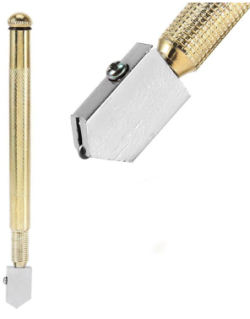 Metal Glass Cutter, Gold