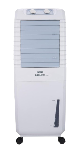 Usha CoolBoy 18L Personal Cooler with Ice Chamber, Dust Filter & Honeycomb Pad (White)