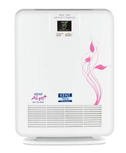 KENT Alps+ Air Purifier | Highly Efficient Hepa Filter Technology | Real Time Monitoring And Display Of Pm 2.5 | Cleaner Air Every Time | Filter Change Indicator | Low Noise, White