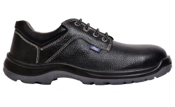 Allen Cooper Steel Toe Safety Shoes Low Ankle PU Sole Size 5 UK/India Black, AC-1284
