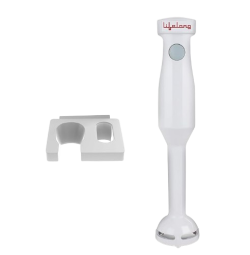 Lifelong Stainless Steel 300 Watts Hand Blender | Low Noise | Anti-Splash