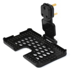 Multi-Purpose Wall Holder Stand for Charging Mobile (Black)
