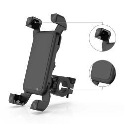 Bike Phone & Mobile Mount Anti Shake and Stable Cradle Clamp with 360° Rotation