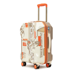Uppercase Delta 66cm Check-In Trolley | Sustainable 8-Wheel Luggage with Detachable Laundry Bag & TSA Lock