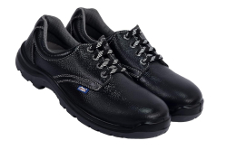 Allen Cooper Steel Toe Safety Shoes Low Ankle PU Sole Size 9 UK/India Black, ACL-1419