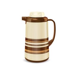 MILTON Brew Flask 1600 Hot & Cold | Vacuum-Insulated Glass Flask | 1.6 Liters