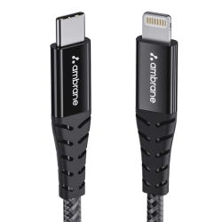 Ambrane ABLTLS-12G Type-C to Lightning cable for iphones