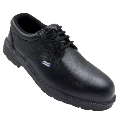 Allen Cooper Steel Toe Formal Safety Shoes Low Ankle PU Sole Size 11 UK/India Black, AC-1469