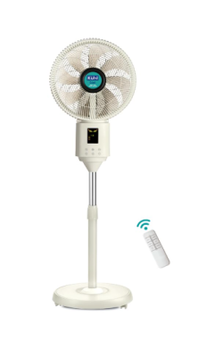 KUHL Exzel H1 Next Gen Desert Cooler BLDC Pedestal with Mist & Humidifier|8Blades |4Speed| Remote & Touch Panel with Display| Height Adjustement| Low Noise|8 Hr Water Tank|400mm |Free installation