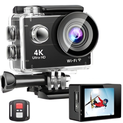 AUSHA Sports 4K PREMIUM Action Camera