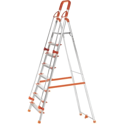Pro Home Aliminium Ladder with Railing 8 Step