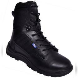 Allen Cooper Plain Toe Biker Boot High Ankle PU Sole Size 06 UK/India Black, AC-1097