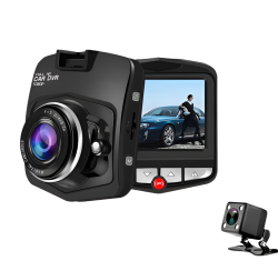 AUSHA Full HD Dual Car Dashboard Camera (Front & Rear)