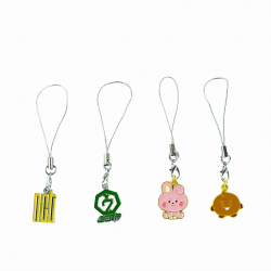 Cartoon Metal Mobile Straps and Keychains (1 Pc & mix Design)