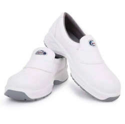 Allen Cooper AC-1442 Washable Microfiber Steel Toe Safety Shoes White Size 11