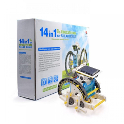 DIY 14 in 1 Educational Solar Transformers Robot Kit Toy
