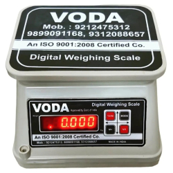 Voda 30kg ABS Counter Scale | 2g Accuracy, 190x220mm Pan, 1-Year Warranty