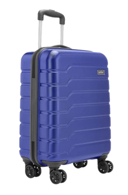 Safari Ozone Polycarbonate Luggage 79 Cm Hardsided 8 Spinner Suitcase With 5 Years International Warranty (Midnight Blue)