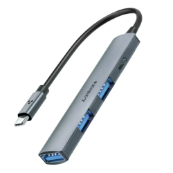 Ambrane E-Hub+ (4-in-1 Multiport USB Hub)