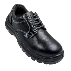 Allen Cooper Steel Toe Safety Shoes Low Ankle Antistatic PU Sole Size 5 India Black, AC-1102
