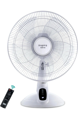 KUHL Inspira T1 400Mm Power Saving BLDC Table Fan With Remote | 28 W | Touch Screen Control Panel With Digital Display | Tilt Mechanism & Swivel Function | Table Fan| High Air Flow & Low Noise,White