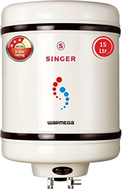Singer 2000W Storage Water Heater | 3.5 Bar Pressure, ISI Heating Element | 5 Yr Tank & 2 Yr Product Warranty