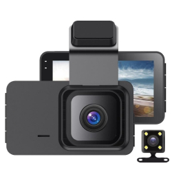 AUSHA 2K Dual Dash Cam with GPS & WiFi